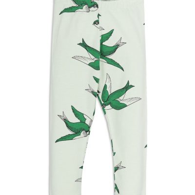 Mini Rodini - Swallows leggings Green