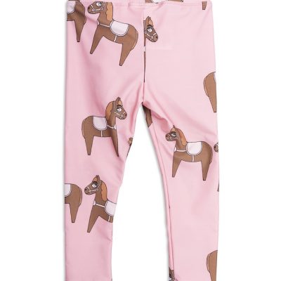 Mini Rodini - Horse fancy leggings pink