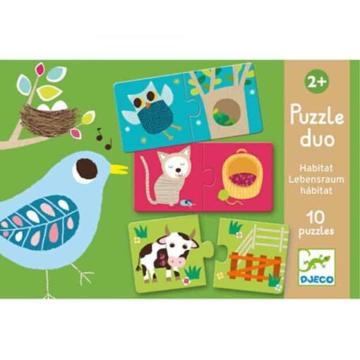 Djeco Puzzel Duo Habitat