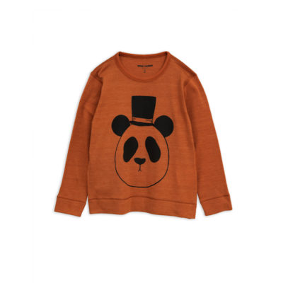 Mini Rodini Panda shirt bruin