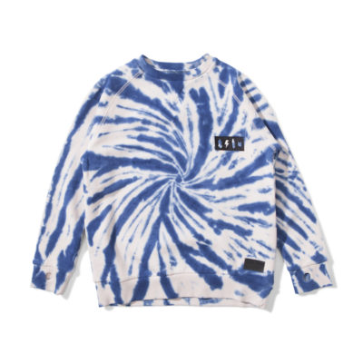 Munsterkids sweater twisted blauw