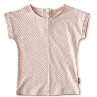 Little Label top fluo pink stripe