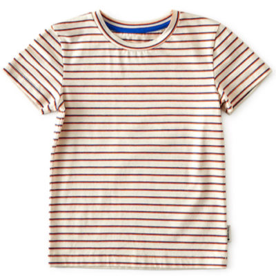 Little Label t-shirt Blue Orange Stripe