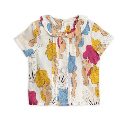Mini Rodini Seahorse pleat Blouse