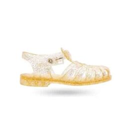 Meduse waterschoenen goud glitter