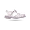 Meduse waterschoenen zilver glitter