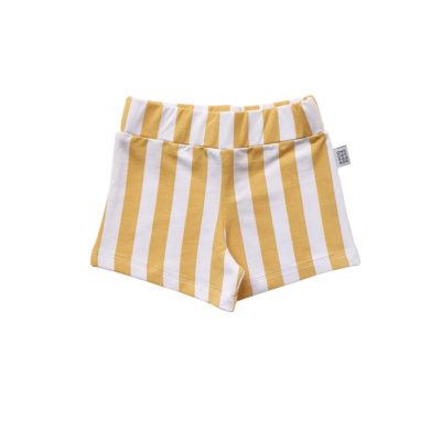 One Day Parade Yellow Stripe Shorts