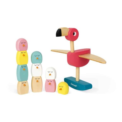 Janod Evenwichtsspel flamingo - Afbeelding 2