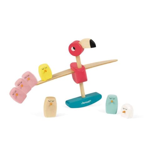 Janod Evenwichtsspel flamingo - Afbeelding 3