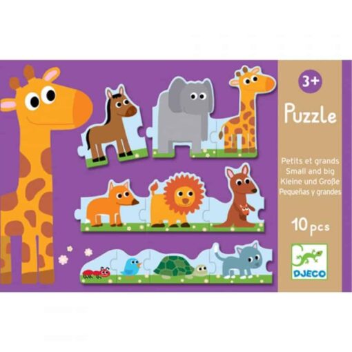 Djeco duo puzzel klein en groot