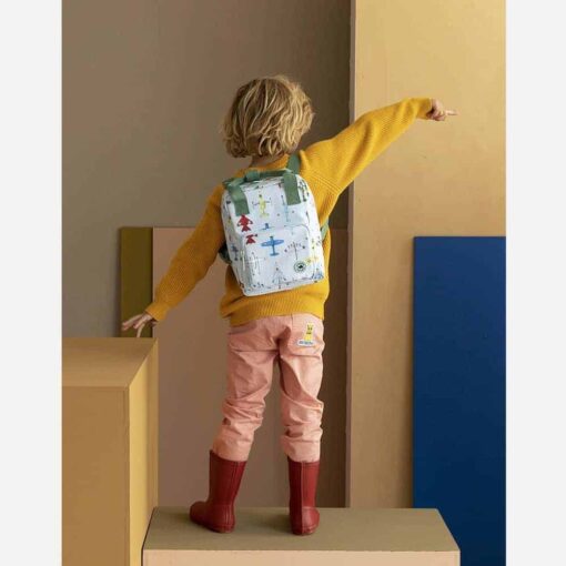 Studio Ditte Vliegtuigjes rugzak small - Afbeelding 3