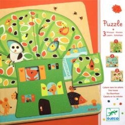 Djeco 3 Lagen Puzzel Boomhuis