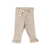 Nixnut Rib Legging Stripe Biscuit Dust