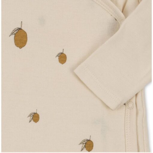 Konges slojd Newborn onesie Lemon - Afbeelding 3