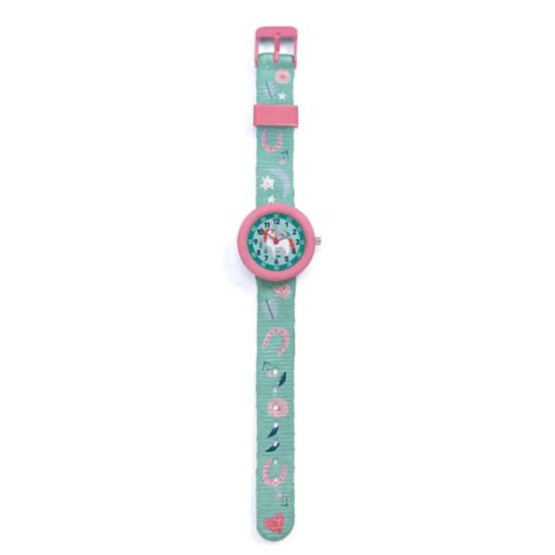 Djeco horloge paard