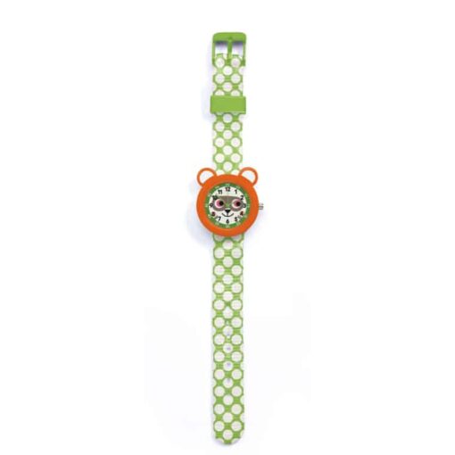 Djeco horloge wasbeer