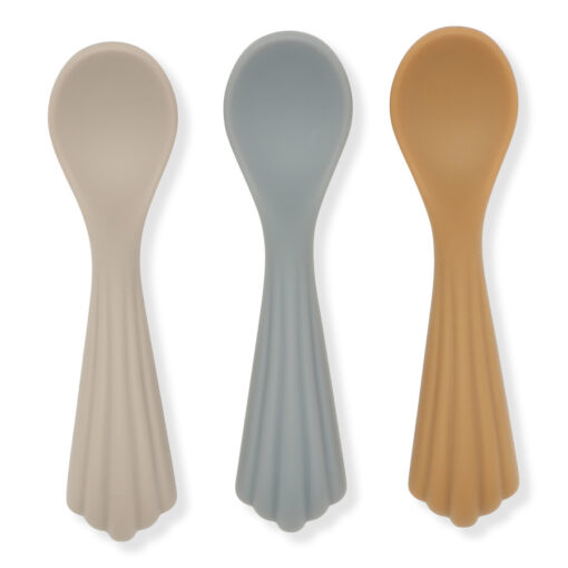 Konges Slojd 3 pack spoons Warm Grey