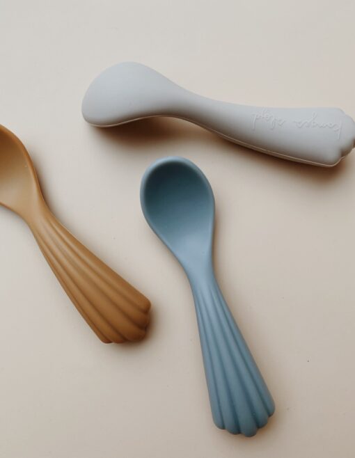 Konges Slojd 3 pack spoons Warm Grey