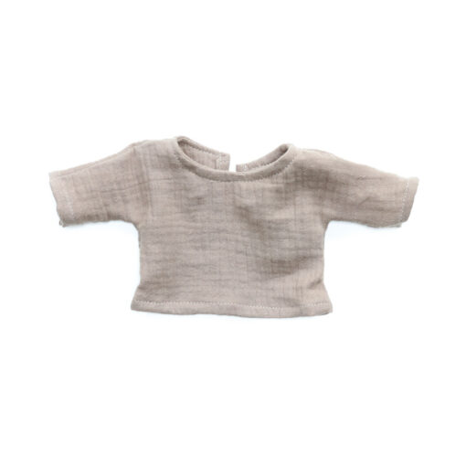 Nuki Nuby Poppenshirtje Taupe