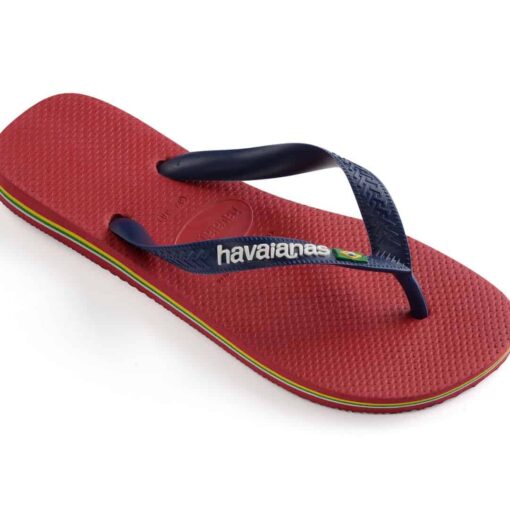 Havaianas Brasil Logo Kids Red