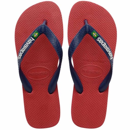 Havaianas Brasil Logo Kids Red