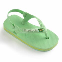 Havaianas Baby Brasil Logo Hydro Green