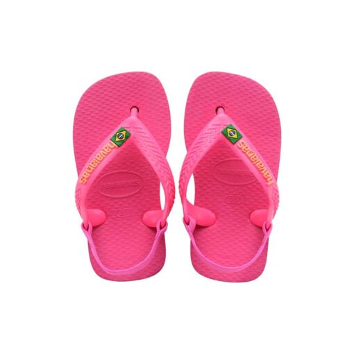 Havaianas Baby Brasil Logo Pink Flux