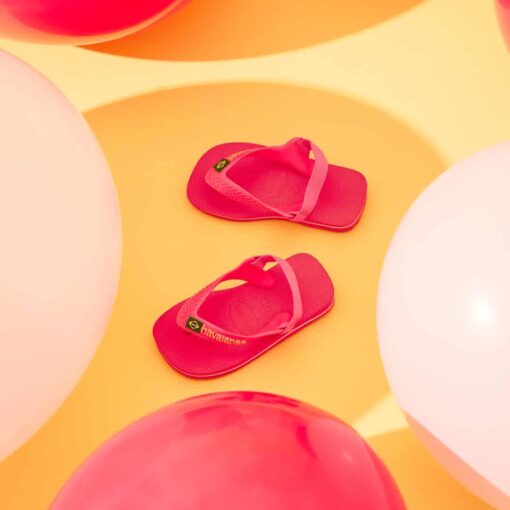 Havaianas Baby Brasil Logo Pink Flux