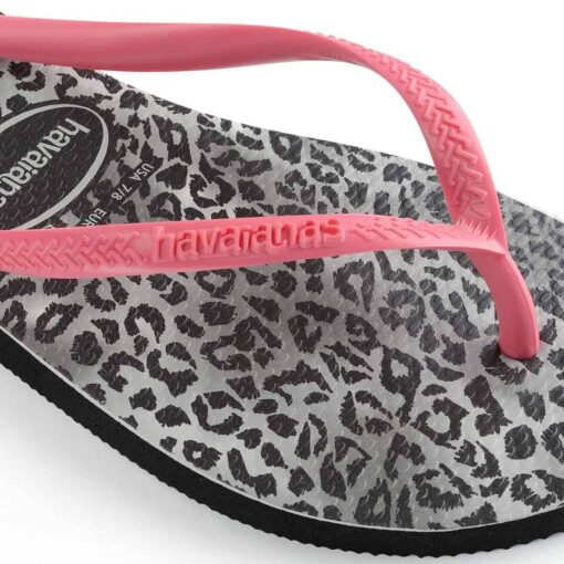 Havaianas Kids Slim Leopard Black