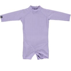 Beach & Bandits Lavender Ribbed Babysuit