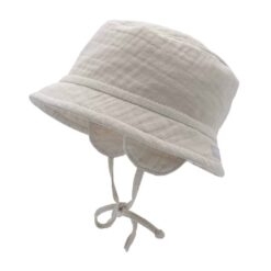 Zonnehoedje bucket hat muslin off white