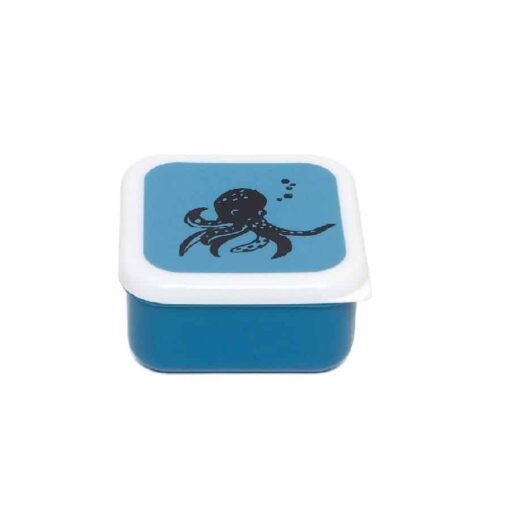 Petit Monkey Lunchbox set black sea animals - Afbeelding 4