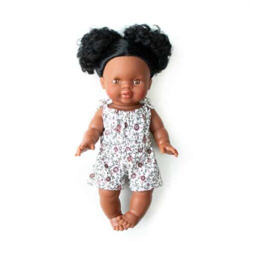 Poppenjumpsuit Bloemetjes - Afbeelding 2