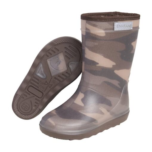 Enfant Thermoboots Dark Olive Camo Print