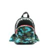 Pick & Pack Shark Shape Backpack Camo light blue S