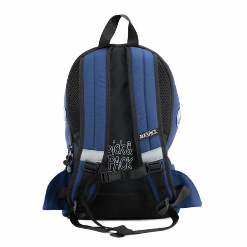 Pick & Pack Shark Shape Backpack Navy M - Afbeelding 4