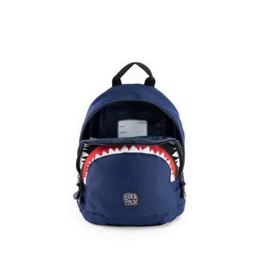 Pick & Pack Shark Shape Backpack Navy S