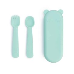 We might be tiny Feedie Forik & Spoon Set Mint