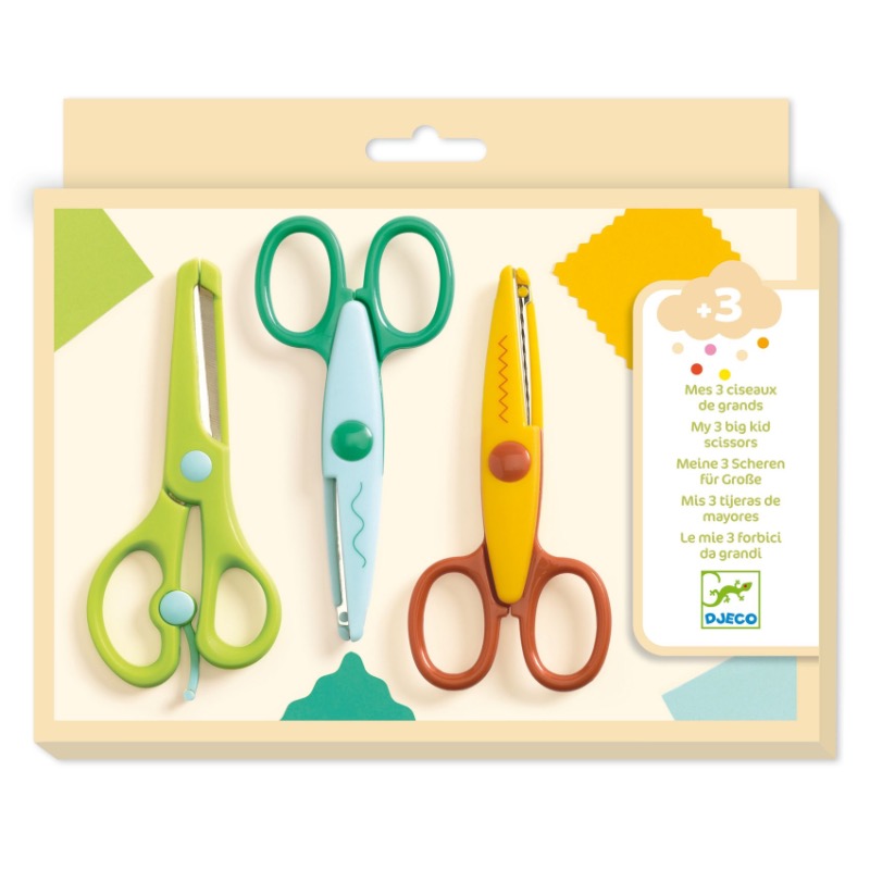 Djeco Kinderschaar Set van 3 DJ00966