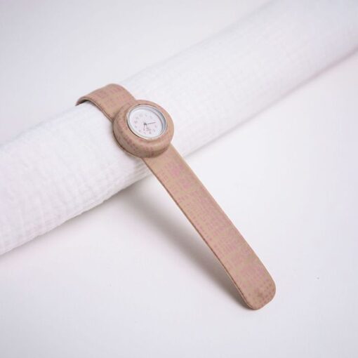 Horloge strapies Blush