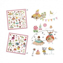 Djeco Stickers Prinsessen Theekransje Tea Party