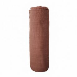 Mushie Swaddle Cognac