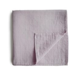 Mushie Swaddle Lilac