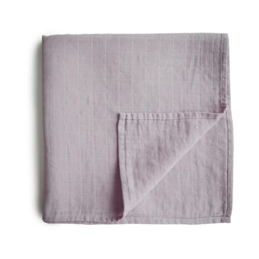 Mushie Swaddle Lilac