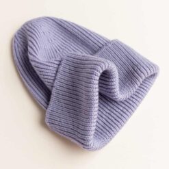 hvid Beanie Fonzie Lilac