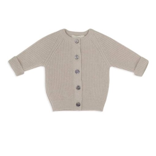 Phil & Phae Cashmere blend baby cardigan Almond milk