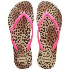 Havaianas Kids Slim Animals Sand Grey Pink