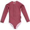 Beach & Bandits Ribbed Swimsuit Garnet