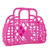 Sun Jellies Retro Basket Mini Berry Pink