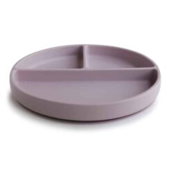 Mushie Siliconen Bord Soft Lilac